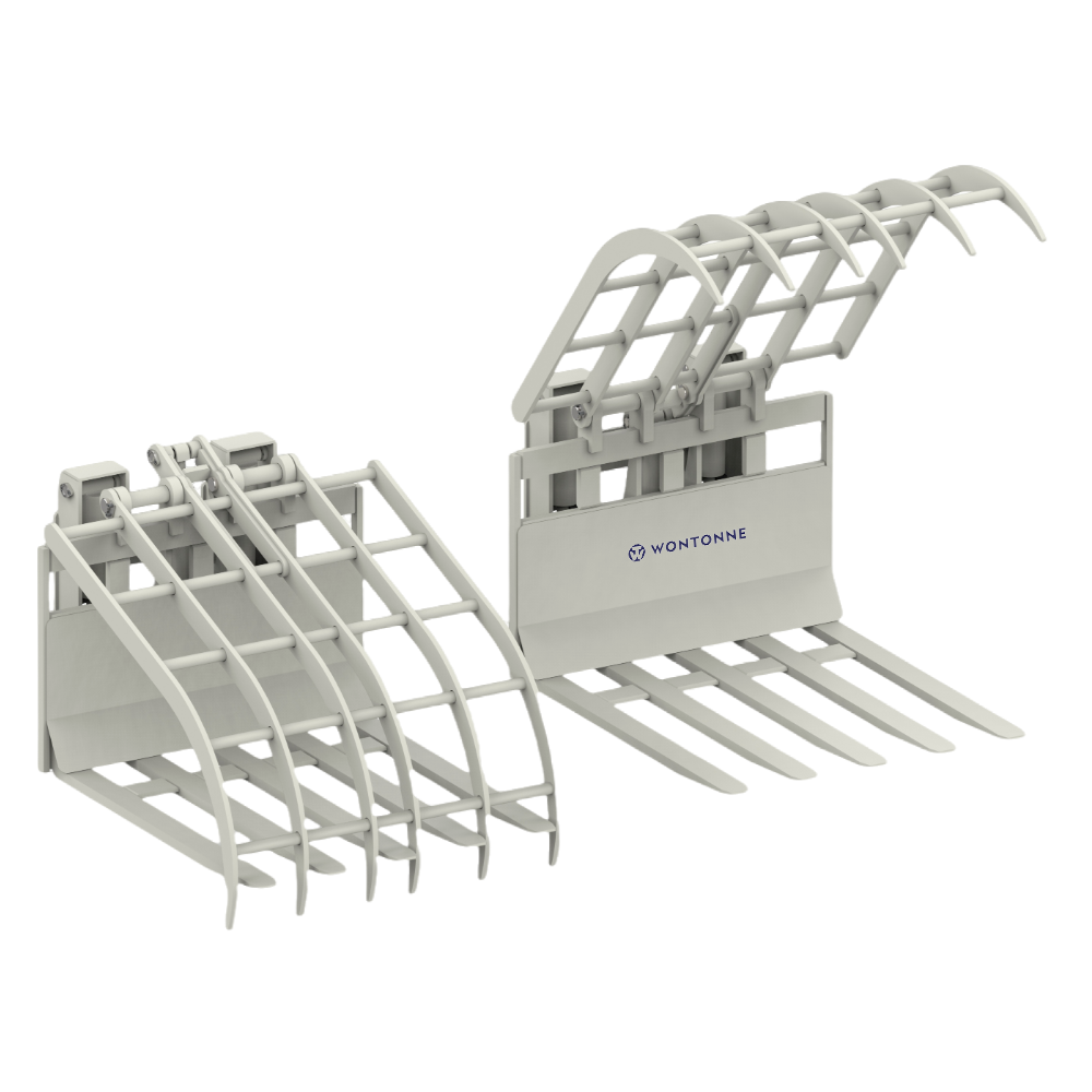 Hinged broke handler – with forks